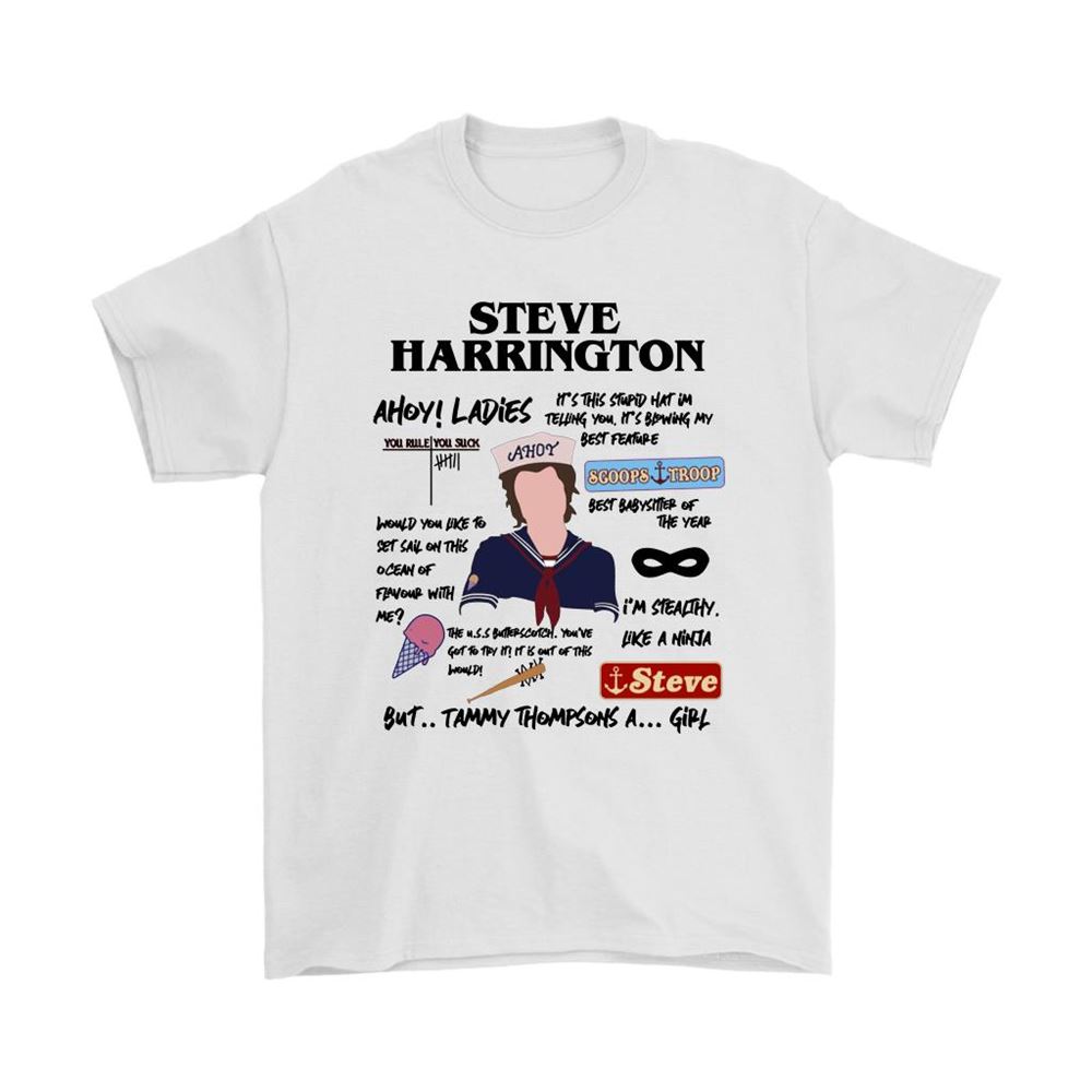 Steve Harrington Scoops Troop Best Of Steve Stranger Things Shirts