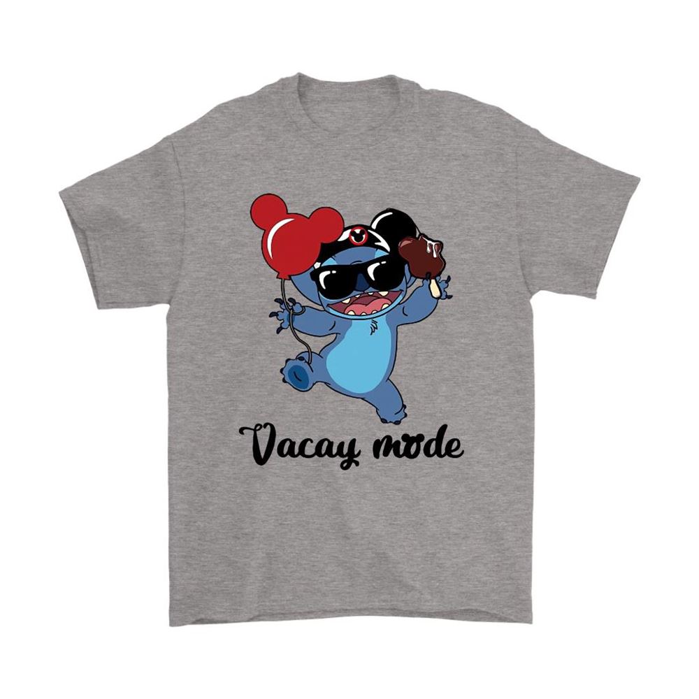 Stitch Vacay Mode Mickey Balloon And Ice Cream Disney Shirts