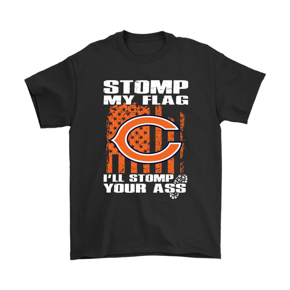 Stomp My Flag Ill Stomp Your Ass Chicago Bears Shirts