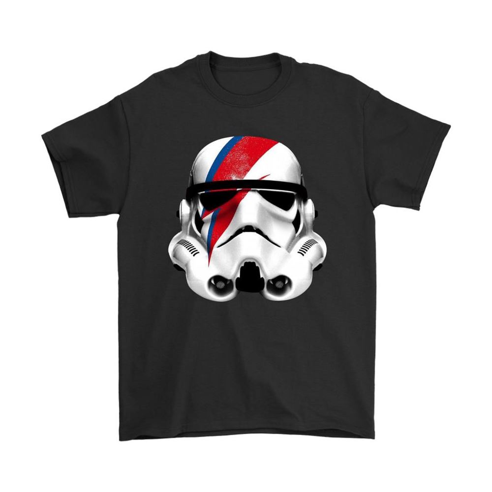 Stormtrooper Mask David Bowie Lightning Bolt Face Paint Shirts