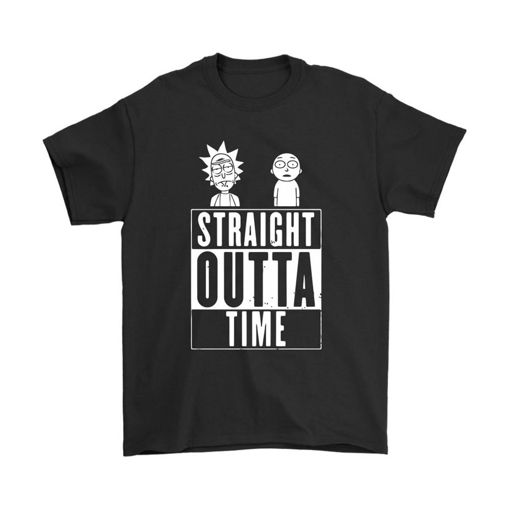 Straight Outta Time Rick And Morty Shirts