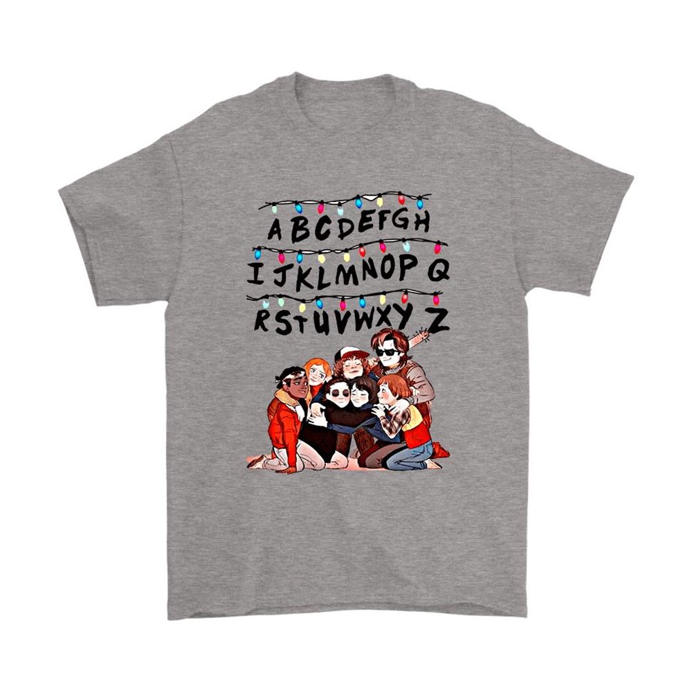 Stranger Things Everyone Under Christmas Leds Alphabet Deco Shirts