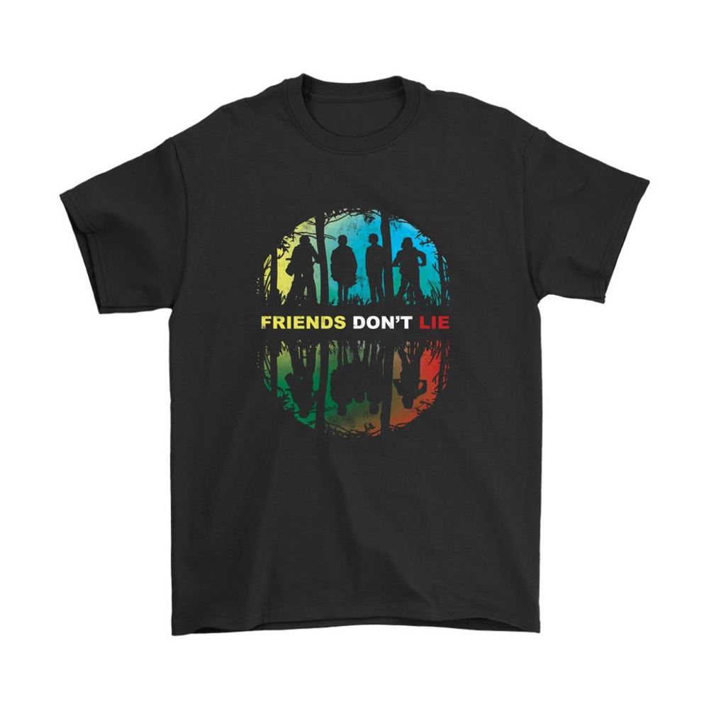 Stranger Things Upside Down Friends Dont Lie Shirts