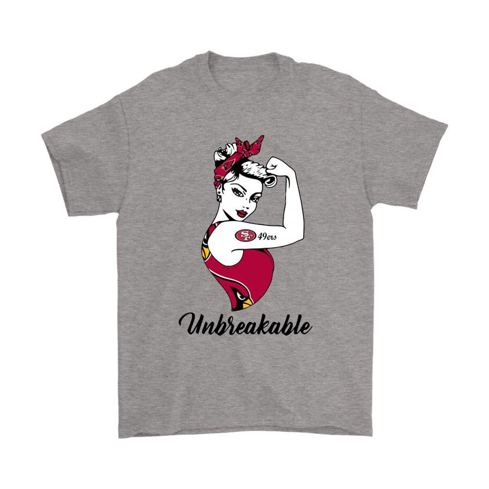Strong Arizona Cardinals Unbreakable Strong Woman Nfl Shirts