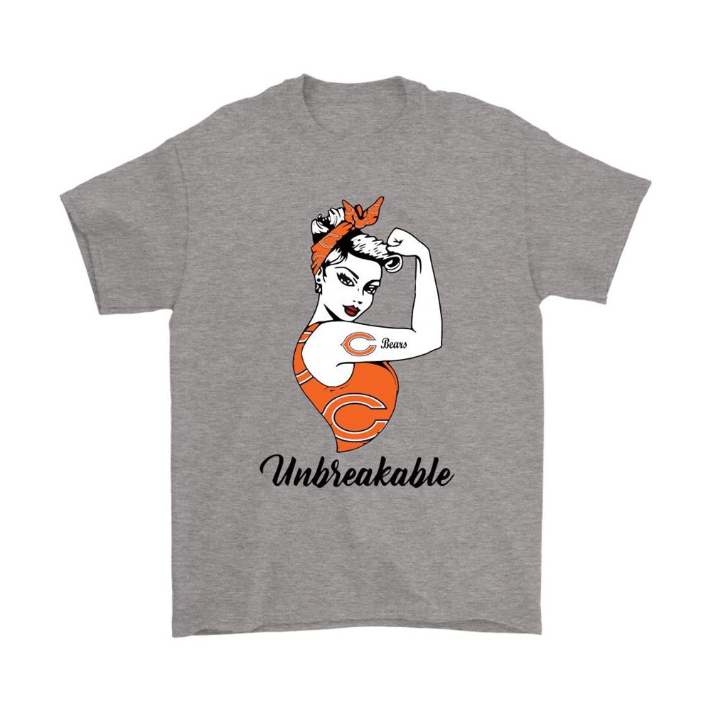 Strong Chicago Bears Unbreakable Strong Woman Nfl Shirts