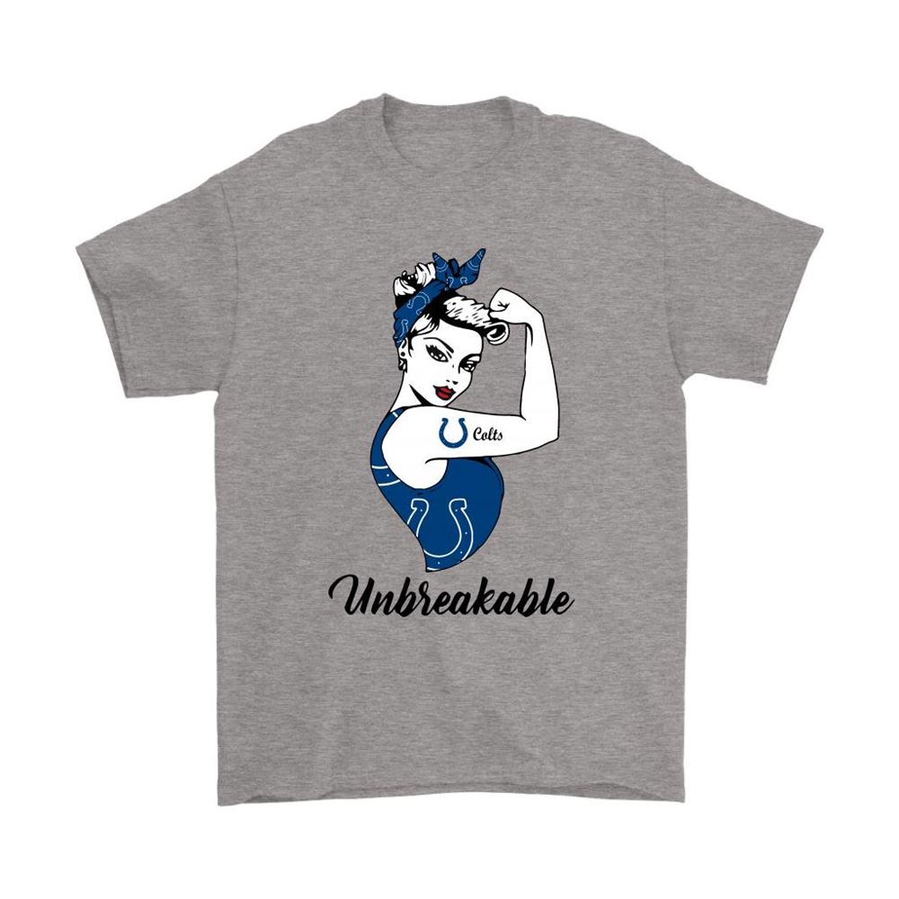 Strong Indianapolis Colts Unbreakable Strong Woman Nfl Shirts