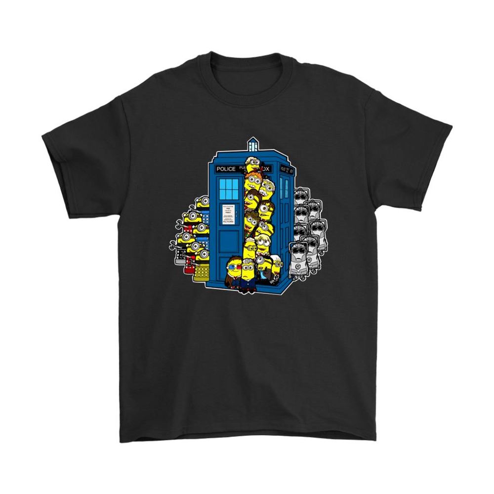 Tardis Doctor Who 13 Doctors As Despicable Me Minion Shirts