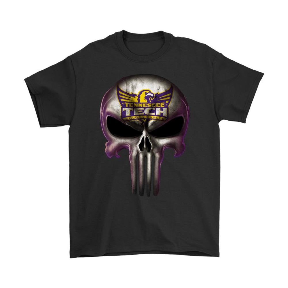 Tennessee Tech Golden Eagles The Punisher Mashup Ncaa Football Shirts