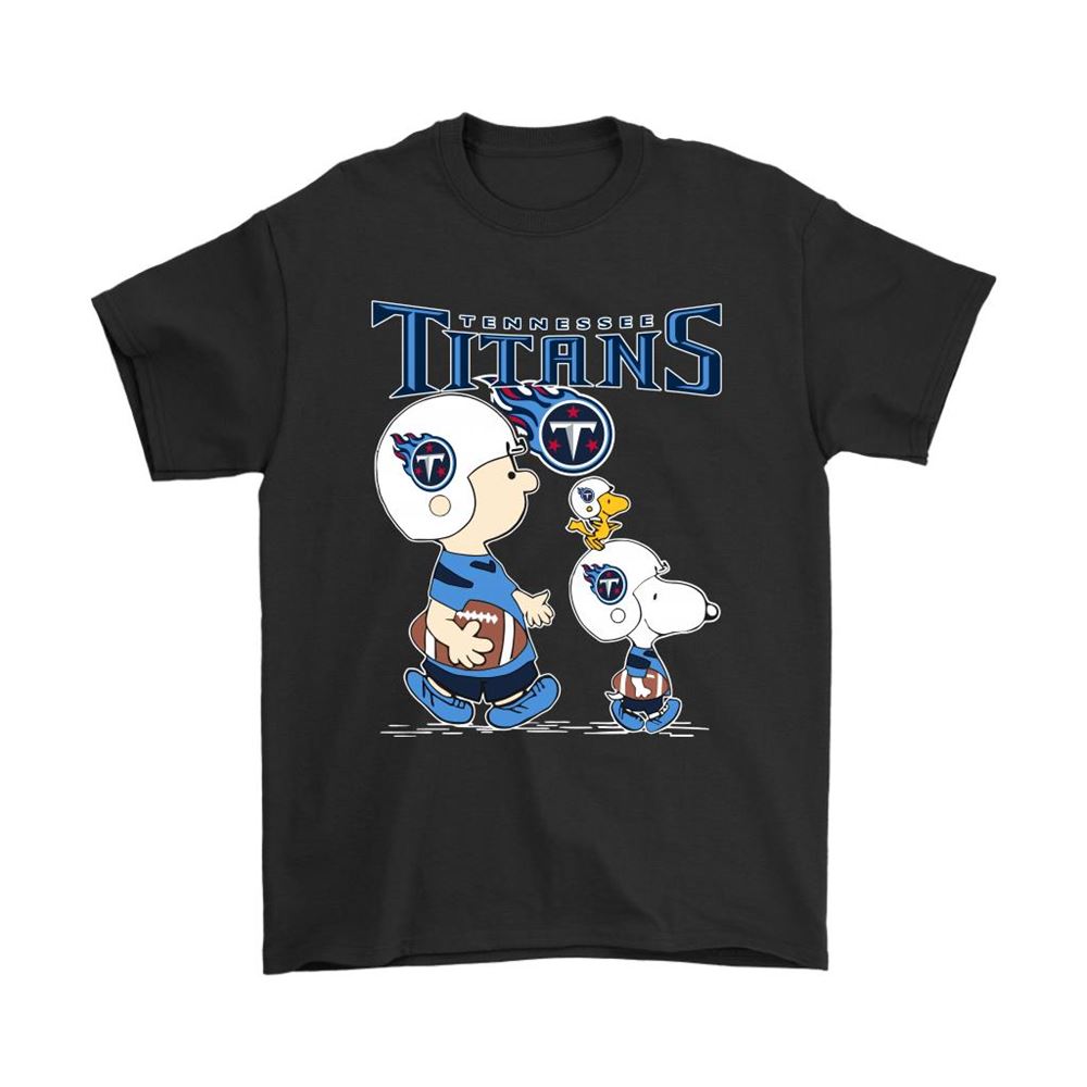 Tennessee Titans Lets Play Football Together Snoopy Nfl Shirts