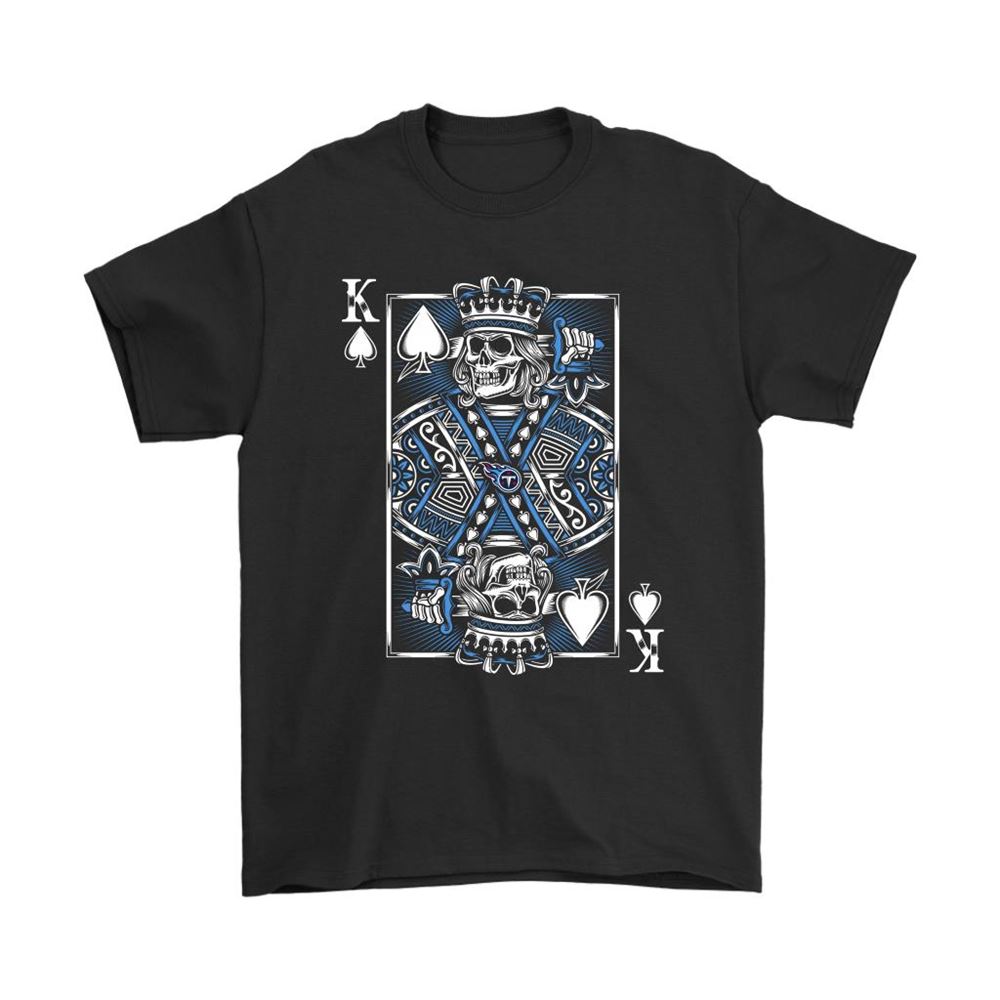Tennessee Titans Spade King Of Death Card Nfl Football Shirts