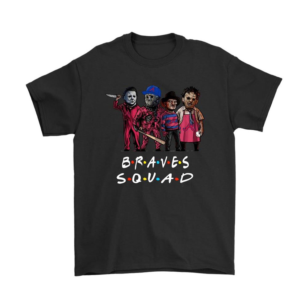 The Atlanta Braves Squad Horror Killers Friends Mlb Shirts
