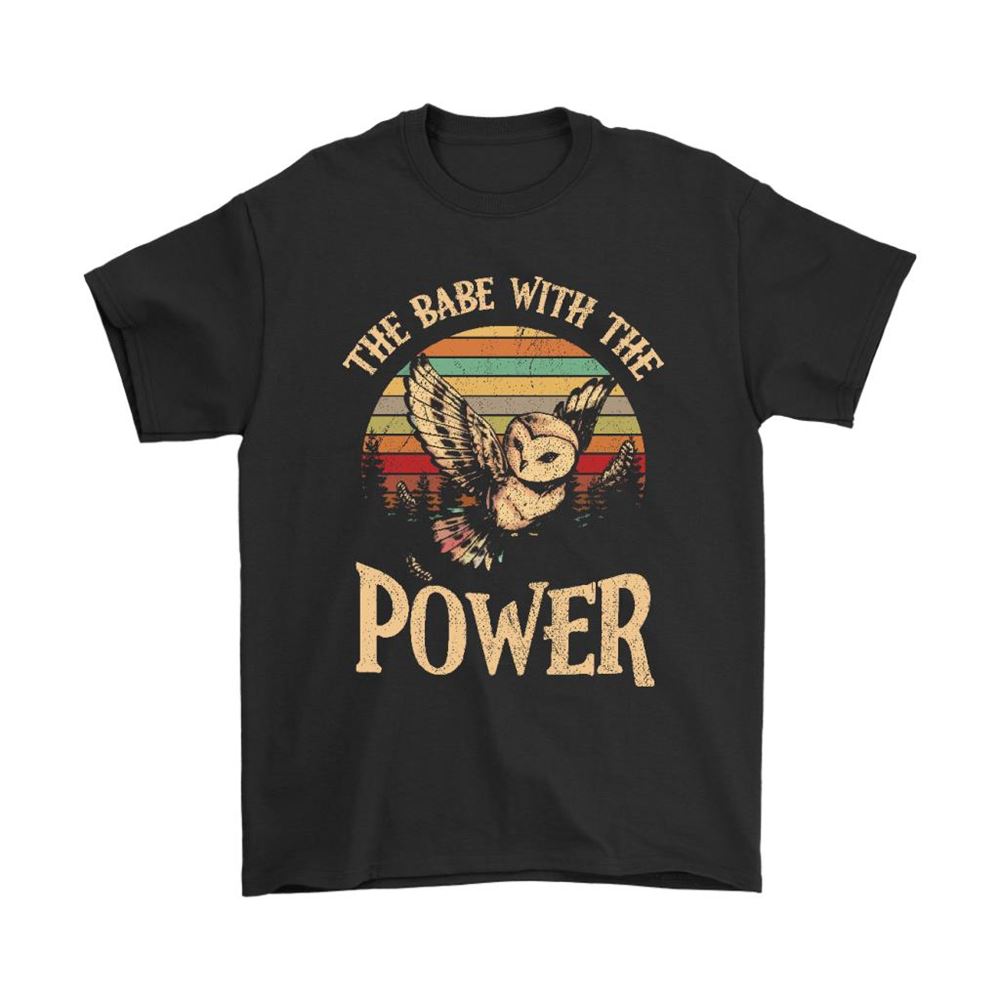 The Babe With The Power David Bowie Owl Vintage Shirts