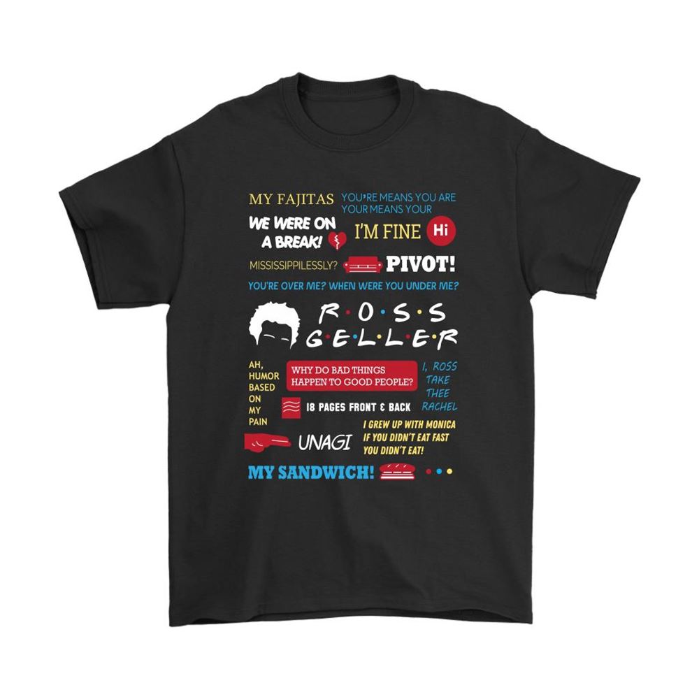 The Best Of Ross Geller Friends Shirts