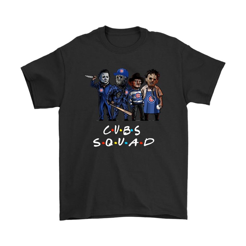 The Chicago Cubs Squad Horror Killers Friends Mlb Shirts