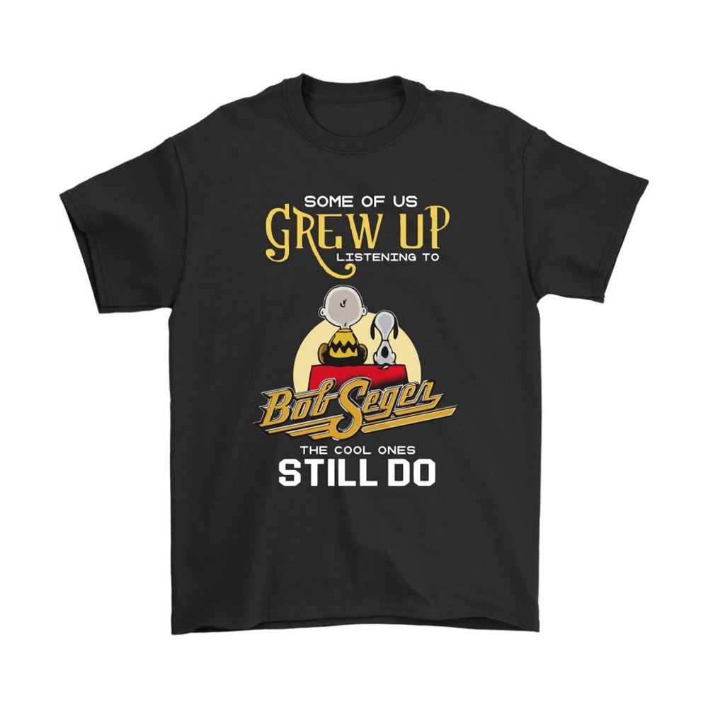 The Cool Ones Still Listening To Bob Seger Music Snoopy Shirts