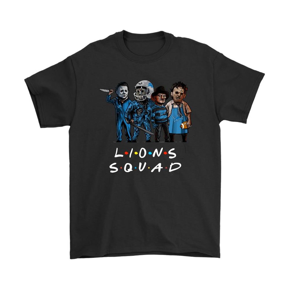 The Detroit Lions Squad Horror Killers Friends Nfl Shirts