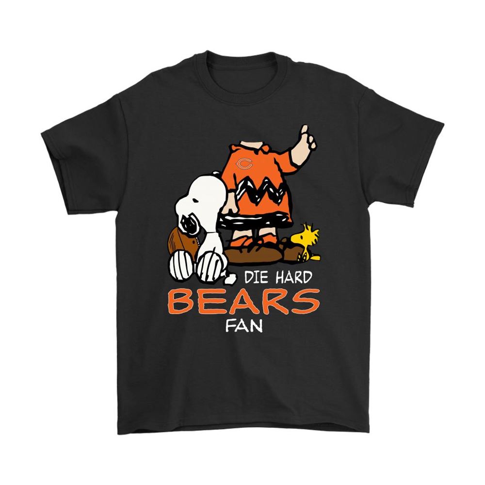 The Die Hard Chicago Bears Fans Charlie Snoopy Nfl Shirts