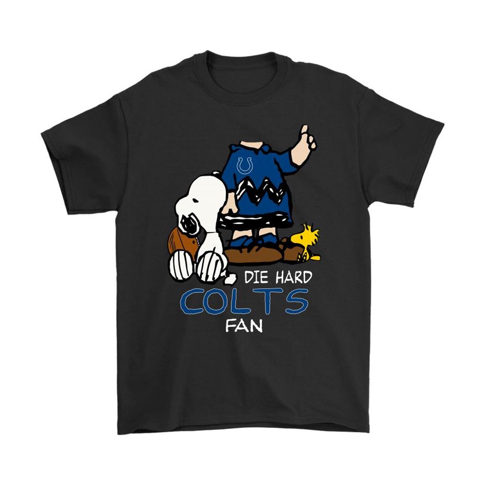 The Die Hard Indianapolis Colts Fans Charlie Snoopy Nfl Shirts