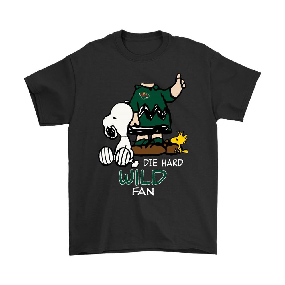 The Die Hard Minnesota Wild Fans Charlie Snoopy Nhl Shirts