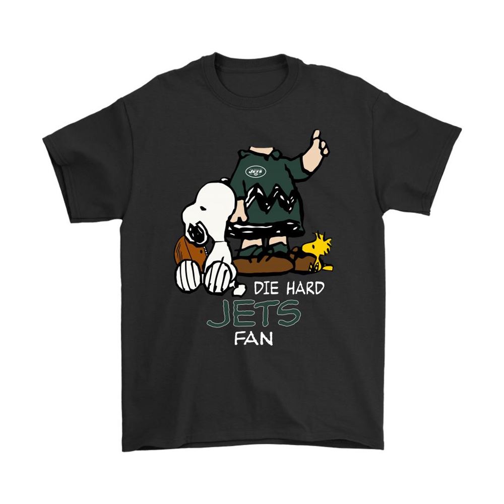 The Die Hard New York Jets Fans Charlie Snoopy Nfl Shirts