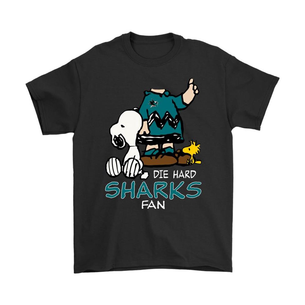 The Die Hard San Jose Sharks Fans Charlie Snoopy Nhl Shirts