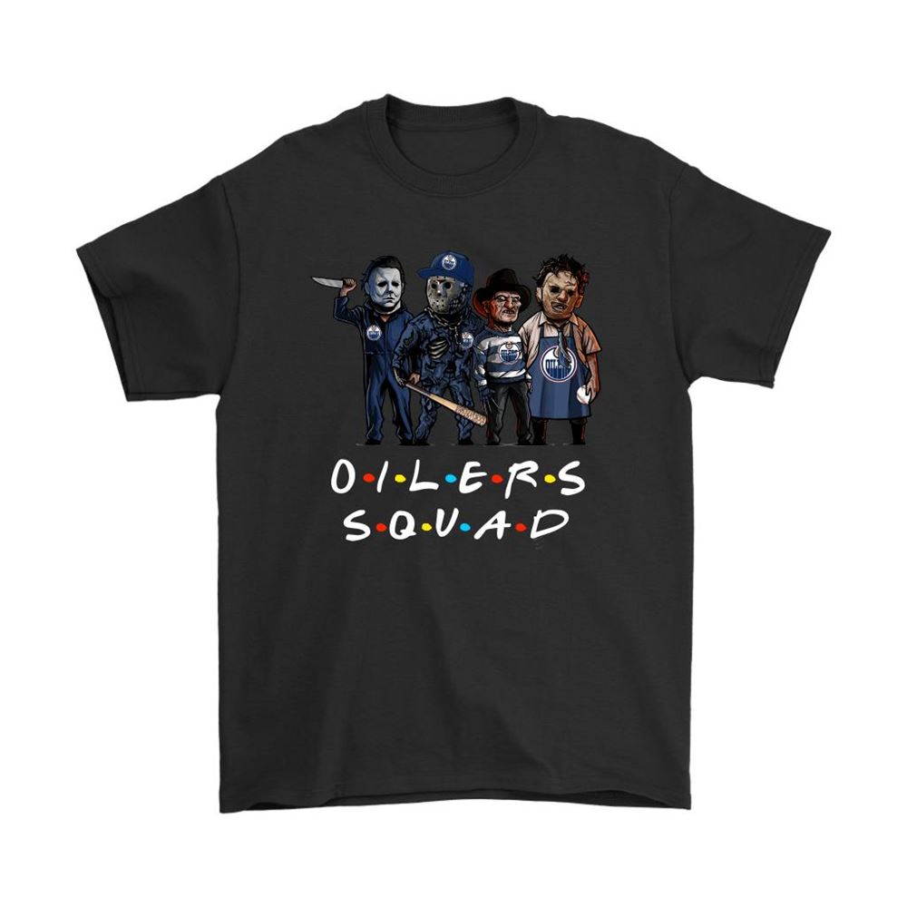 The Edmonton Oilers Squad Horror Killers Friends Nhl Shirts