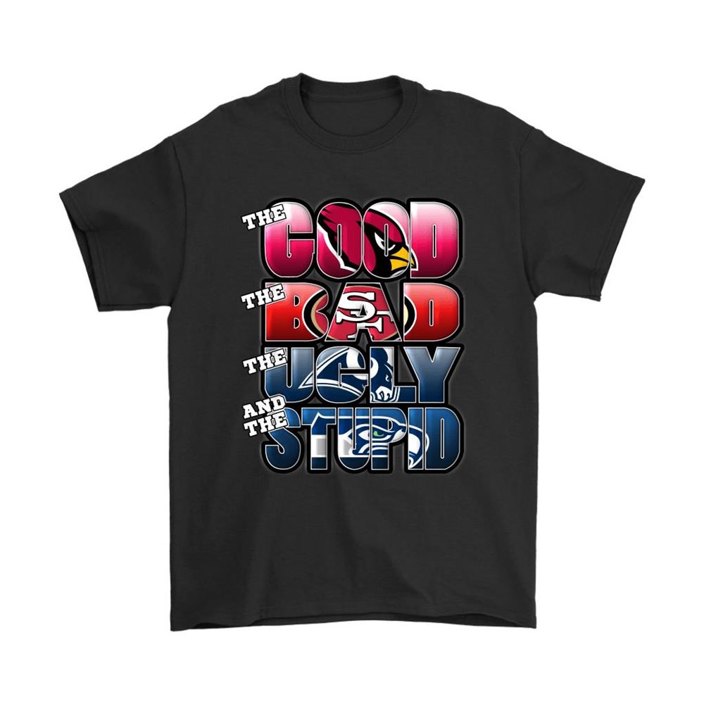 The Good Bad Ugly Stupid Mashup Nfl Arizona Cardinals Shirts