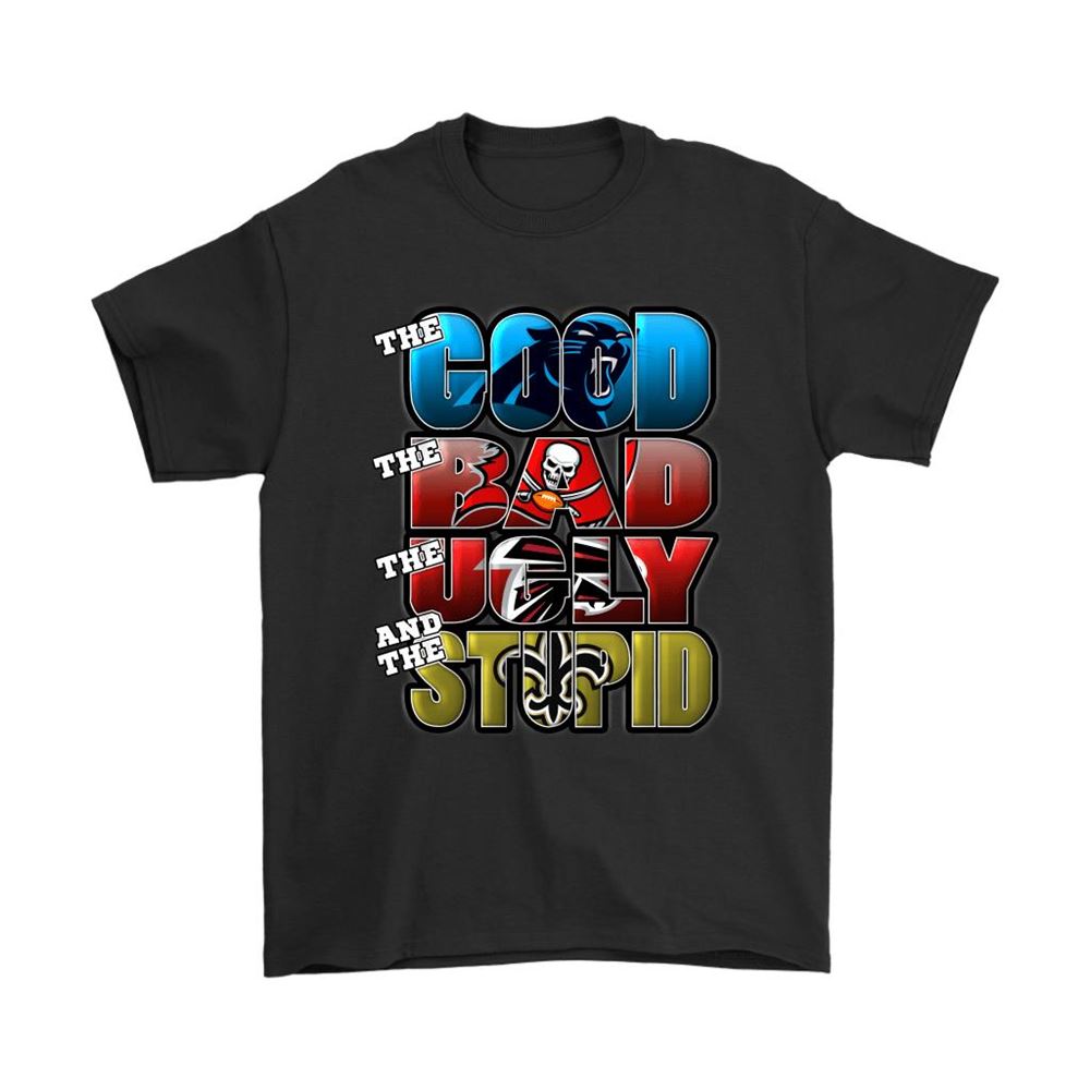 The Good Bad Ugly Stupid Mashup Nfl Carolina Panthers Shirts