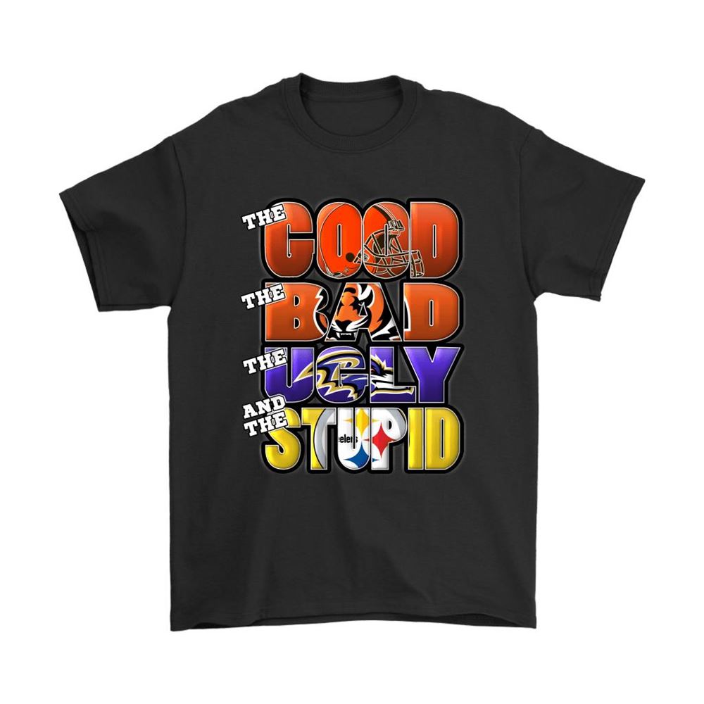 The Good Bad Ugly Stupid Mashup Nfl Cleveland Browns Shirts