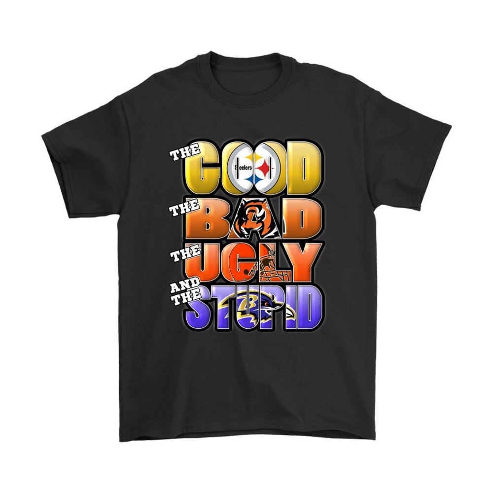 The Good Bad Ugly Stupid Mashup Nfl Pittsburgh Steelers Shirts
