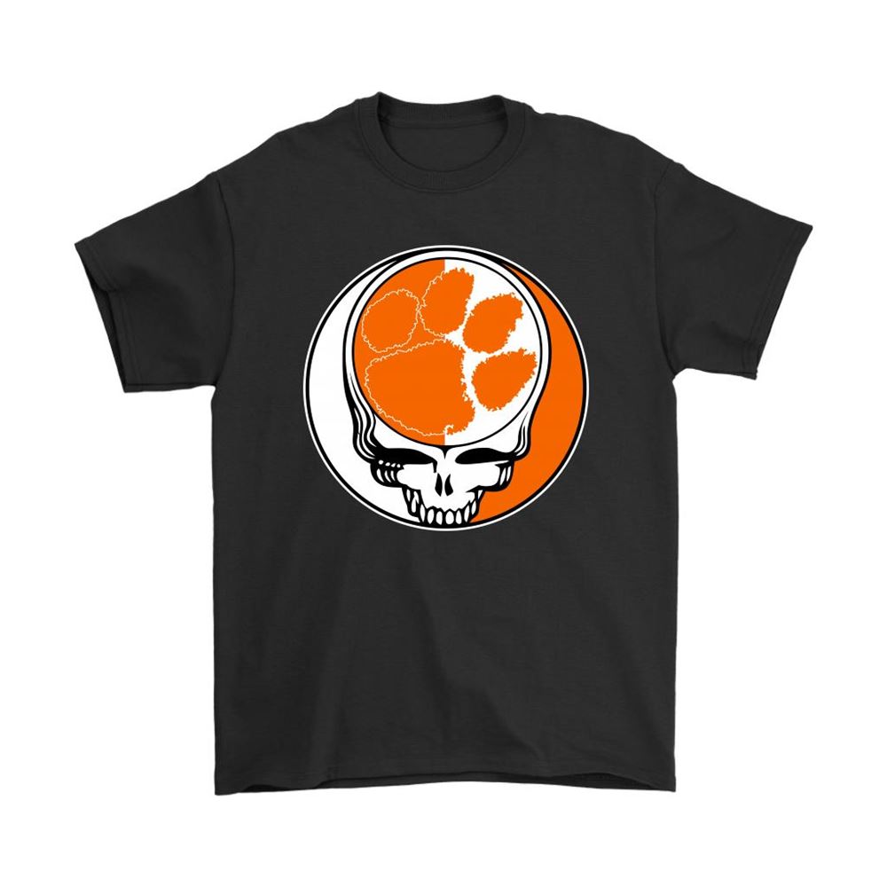 The Grateful Dead X Clemson Tigers Logo Ncaa Shirts