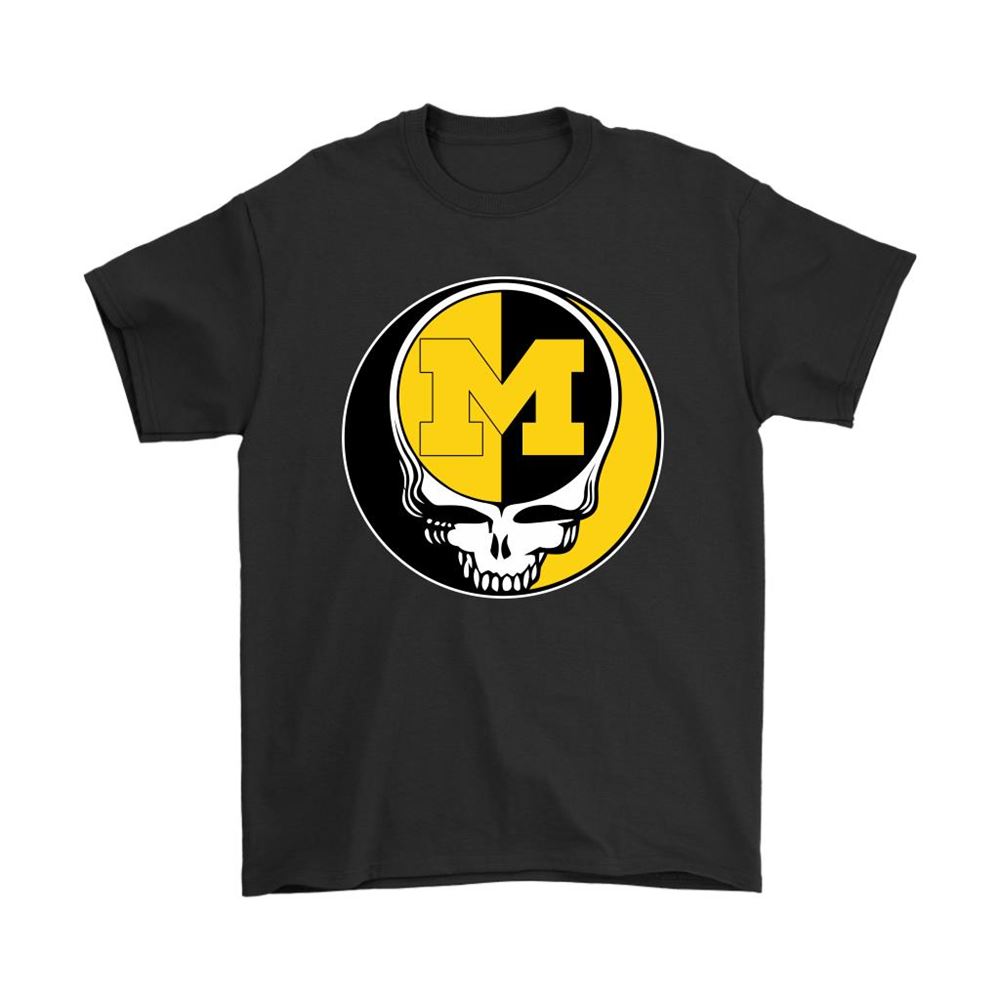 The Grateful Dead X Michigan Wolverines Logo Ncaa Shirts