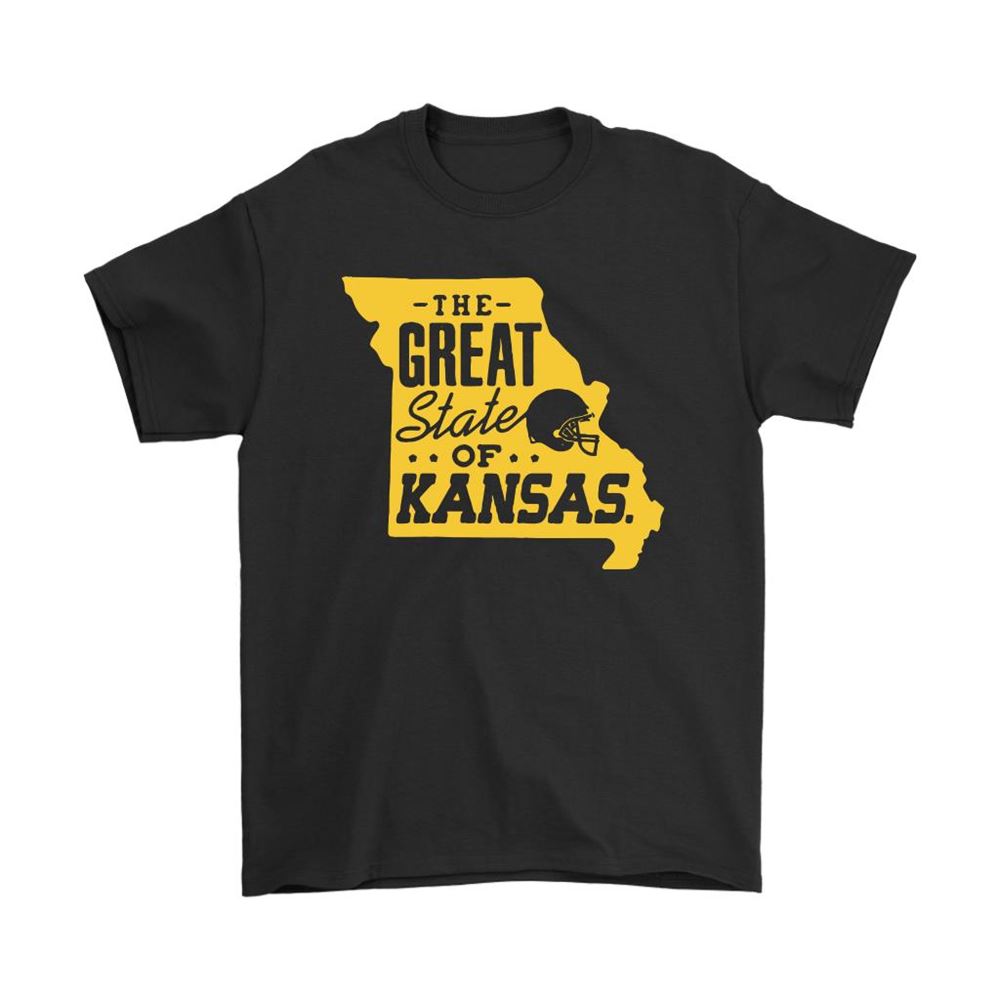 The Great State Of Kansas City Chief Football Shirts