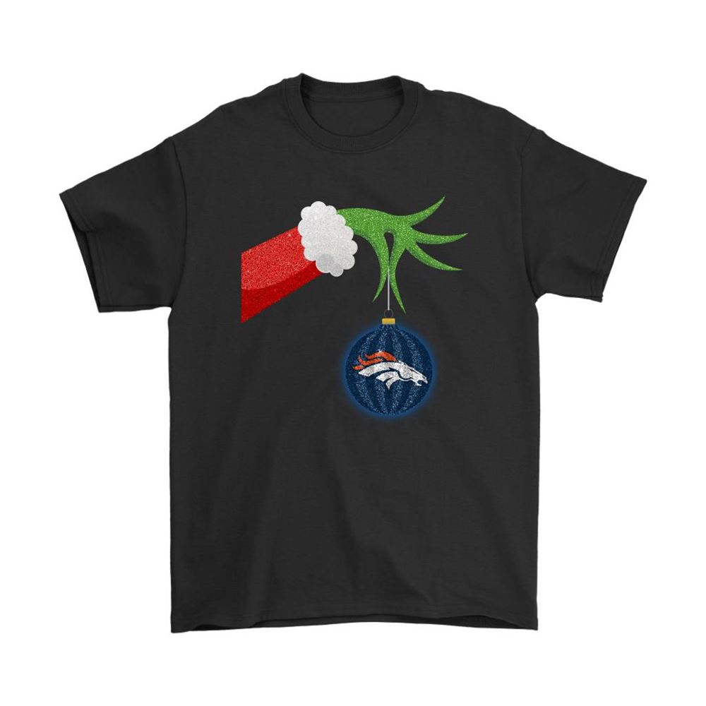 The Grinch Christmas Decoration Denver Broncos Nfl Shirts