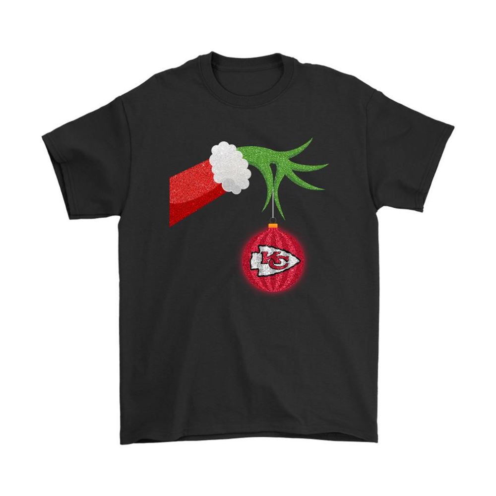 The Grinch Christmas Decoration Kansas City Chiefs Nfl Shirts