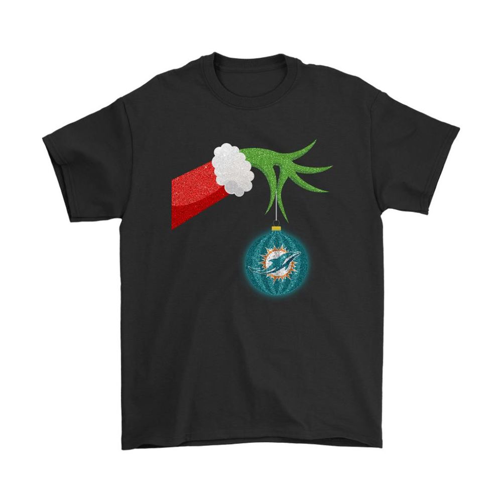 The Grinch Christmas Decoration Miami Dolphins Nfl Shirts