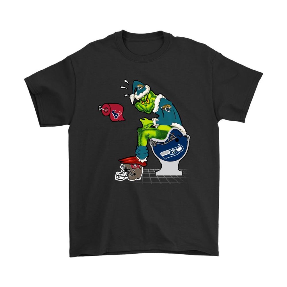 The Grinch Jacksonville Jaguars Shit On Other Teams Christmas Shirts
