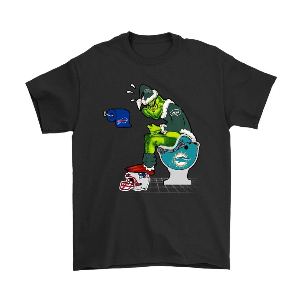 The Grinch New York Jets Shit On Other Teams Christmas Shirts
