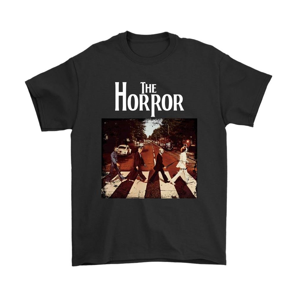 The Horror Cross The Abbey Road Mashup Shirts