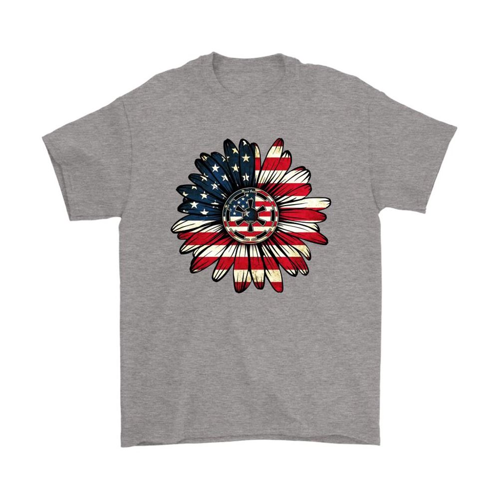 The Imperial Sunflower American Flag Star Wars Shirts - Luxwoo.com