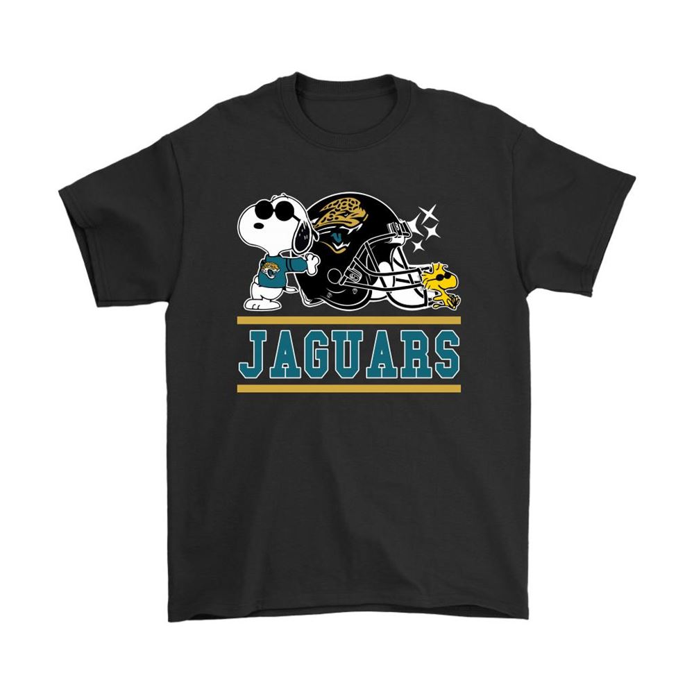 The Jacksonville Jaguars Joe Cool And Woodstock Snoopy Mashup Shirts