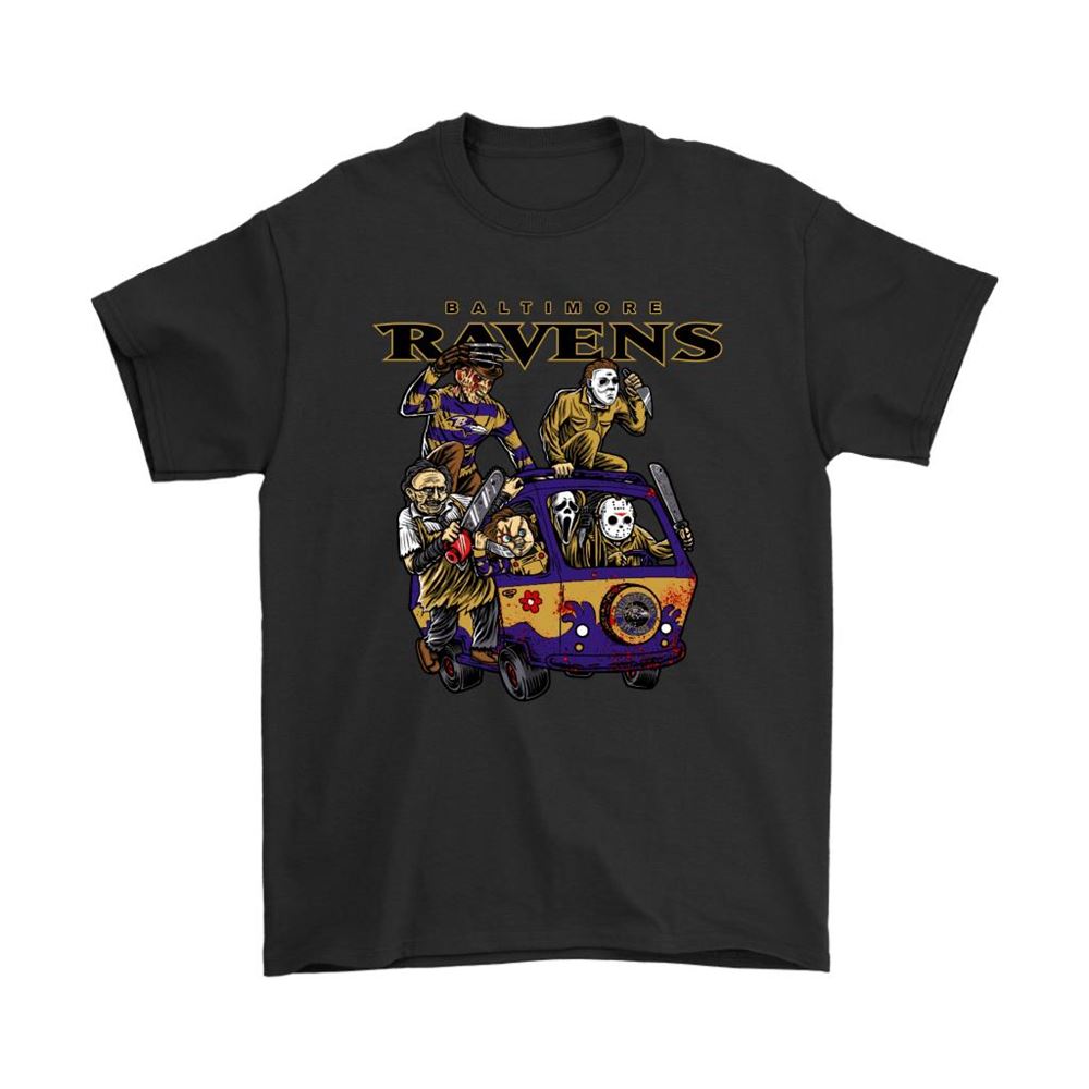 The Killers Club Baltimore Ravens Horror Nfl Football Shirts