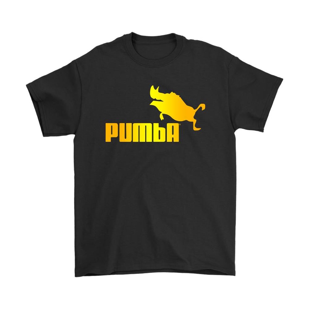The Lion King Pumbaa Puma Logo Mashup Shirts