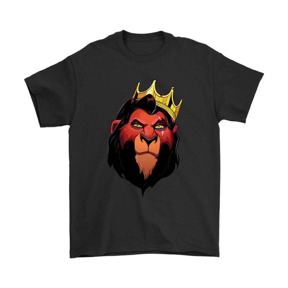 The Lion King Scar Wearing The Crown Of King Shirts