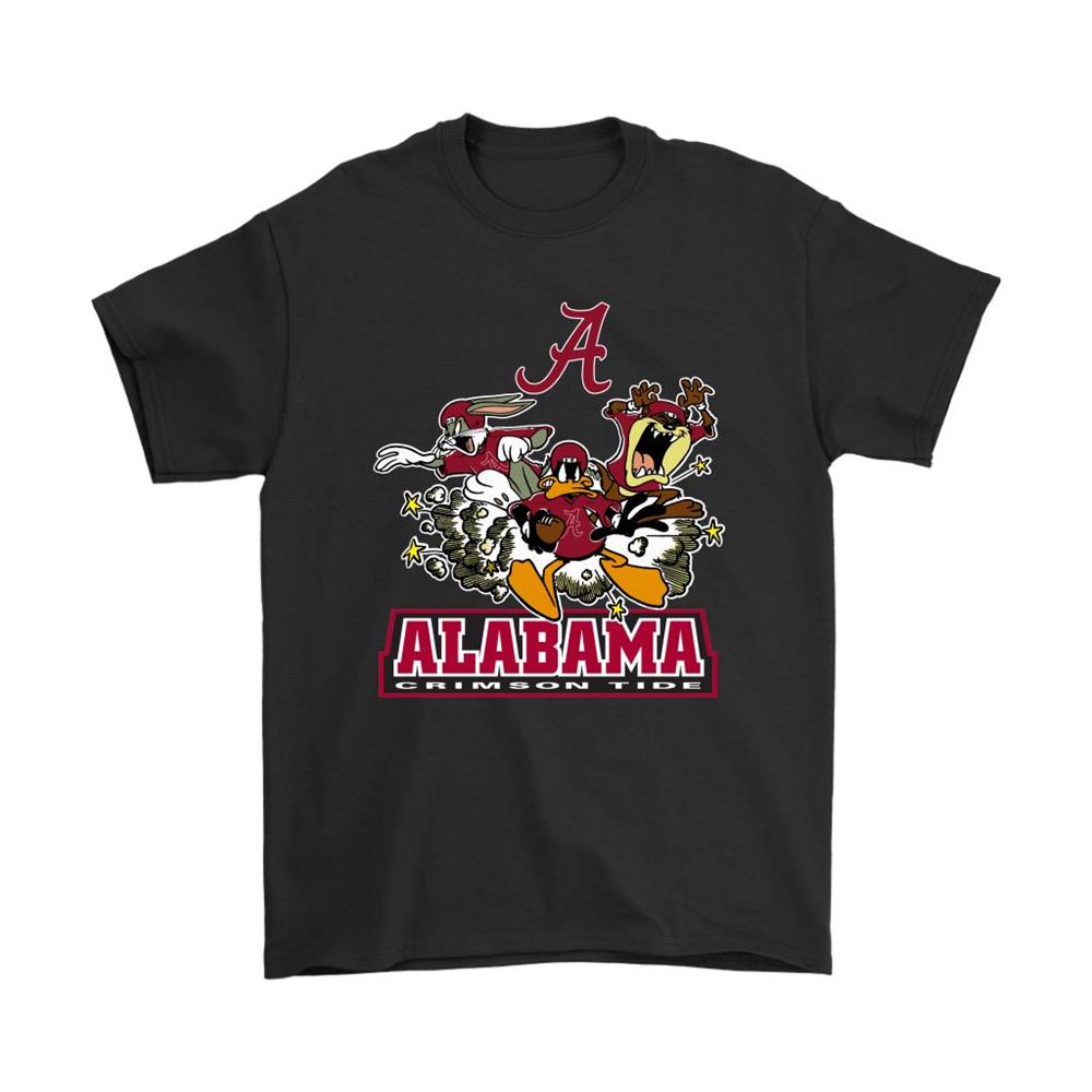 The Looney Tunes Football Team Alabama Crimson Tide Ncaa Shirts