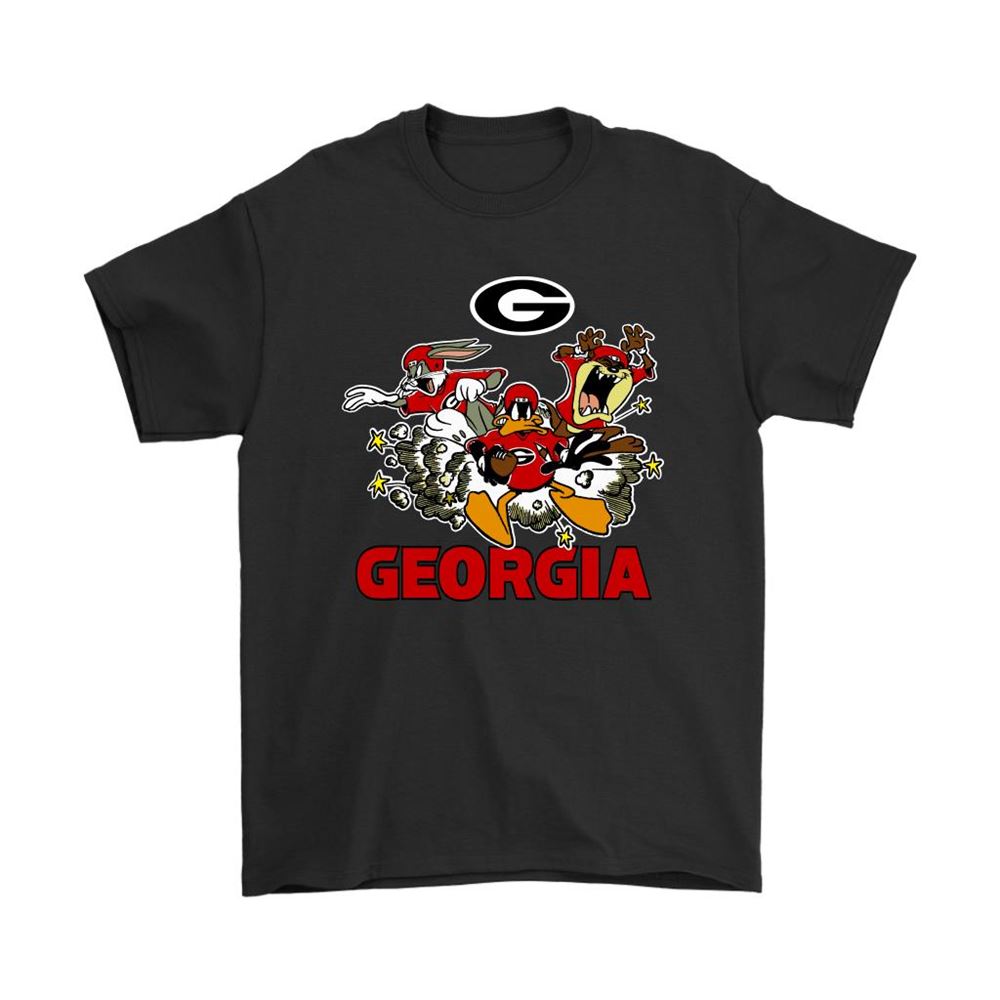 The Looney Tunes Football Team Georgia Bulldogs Ncaa Shirts