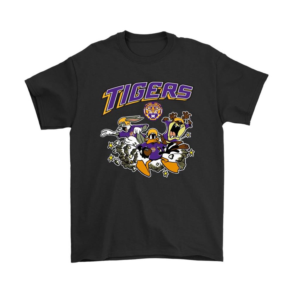 The Looney Tunes Football Team Lsu Tigers Ncaa Shirts
