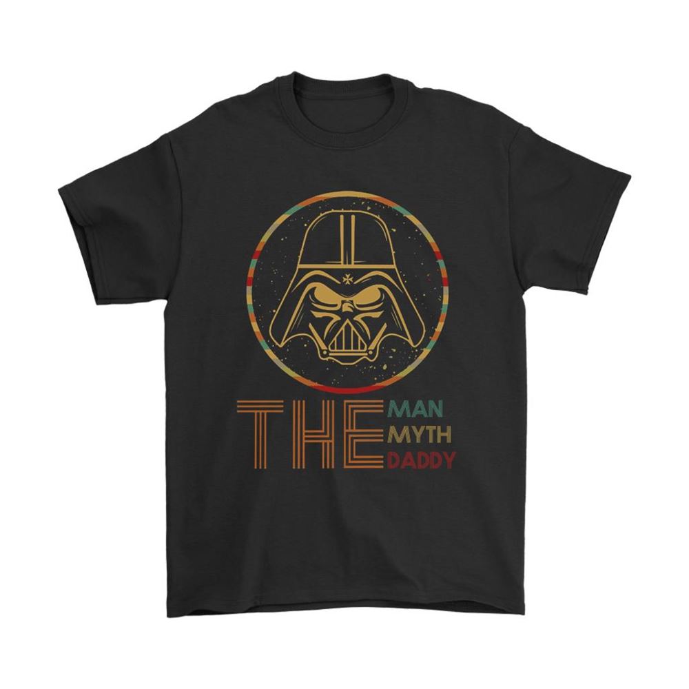 The Man The Myth The Daddy Darth Vader Father Retro Shirts