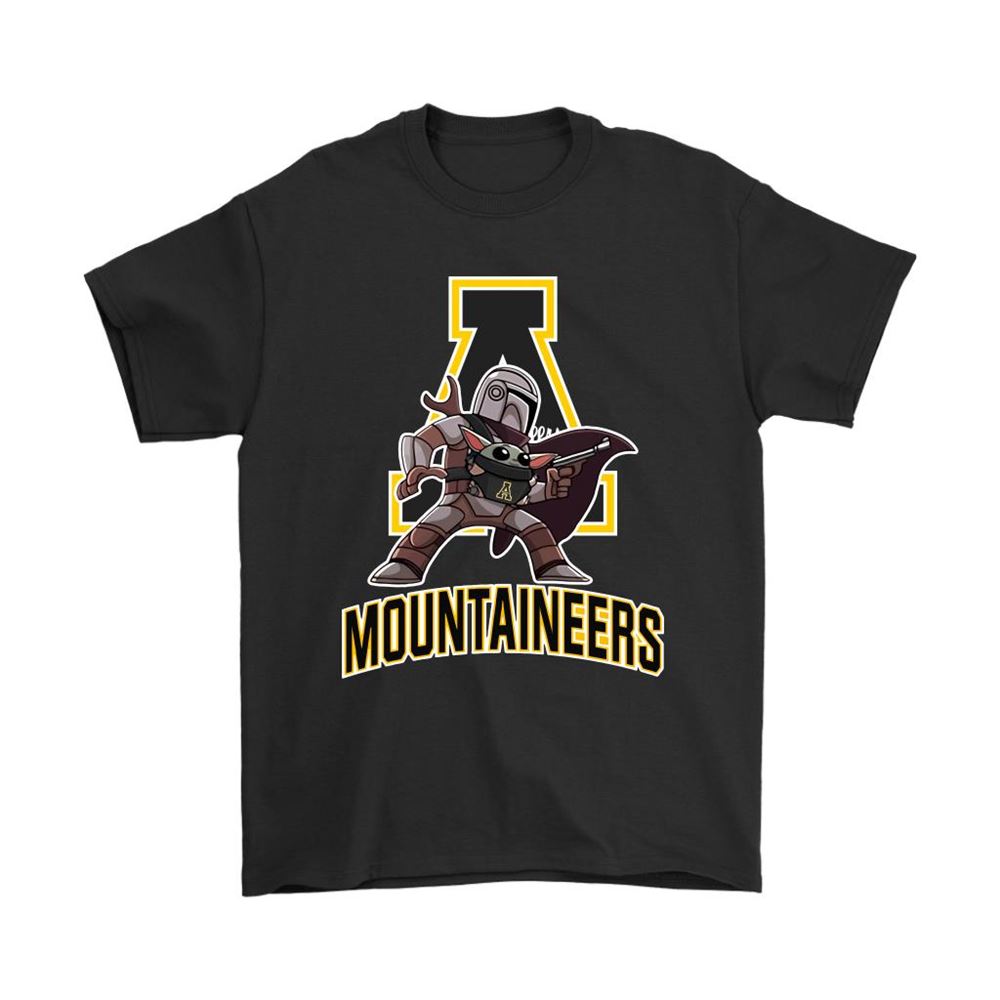 The Mandalorian Baby Yoda Appalachian State Mountaineers Ncaa Shirts