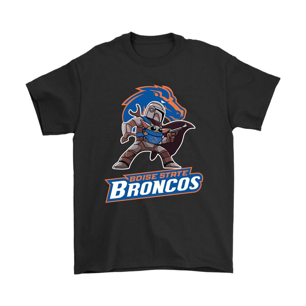 The Mandalorian Baby Yoda Boise State Broncos Ncaa Shirts